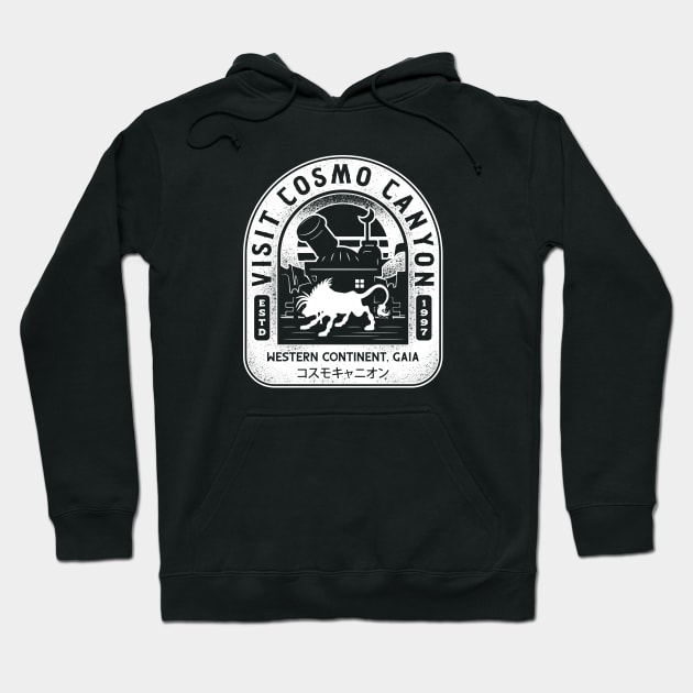 Visit Cosmo Canyon Crest Hoodie by Lagelantee